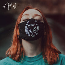 Load image into Gallery viewer, "Mothman (V2)" - Reusable Cotton Face Mask